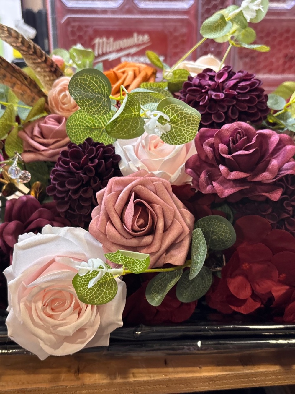 Floral arrangement, artificial